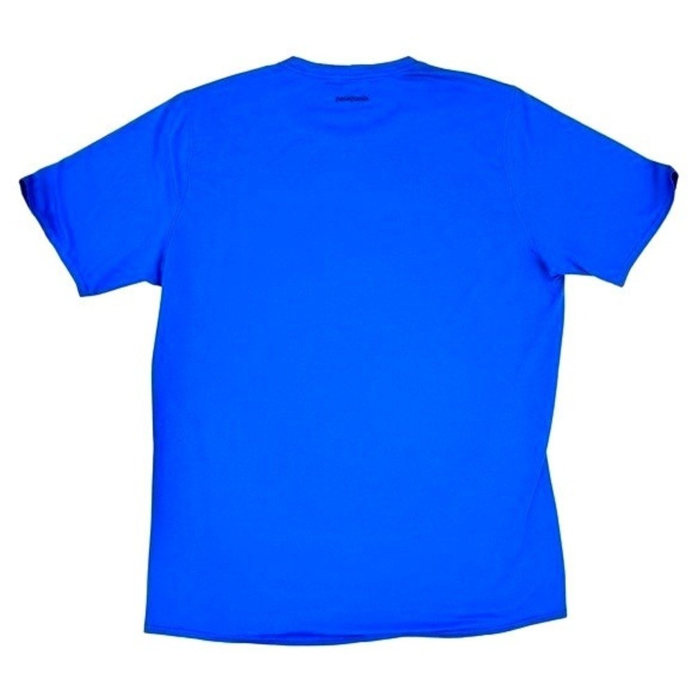 Patagonia Men's XL Royal Blue Performance Running Shirt Wicking Athletic Tee